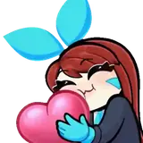 Figurinha de Amor para WhatsApp