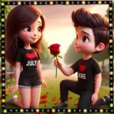 Figurinha de Amor para WhatsApp