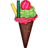 Figurinha de Comida para WhatsApp