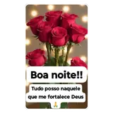 Figurinha de Boa Noite para WhatsApp