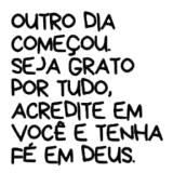 Figurinha de texto para WhatsApp