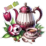 Figurinha de Saudações para WhatsApp