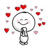 Figurinha de Amor para WhatsApp