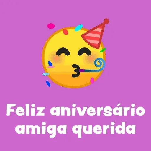 Figurinha para WhatsApp — Feliz Aniversário