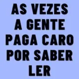 Figurinha de texto para WhatsApp