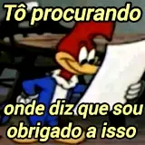 Figurinha de Pica-Pau para WhatsApp