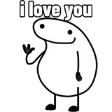 Figurinha de Amor para WhatsApp