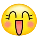 Figurinha de Emojis Amarelos para WhatsApp