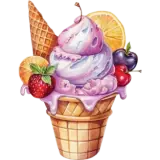 Figurinha de Comida para WhatsApp