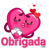 Figurinha de Amor para WhatsApp