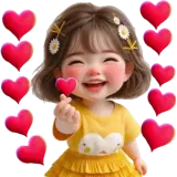 Figurinha de Amor para WhatsApp