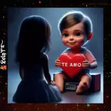 Figurinha de Amor para WhatsApp