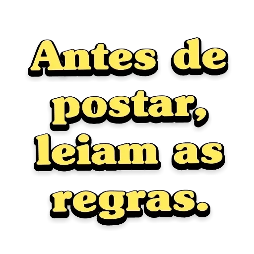 Figurinha para WhatsApp — texto