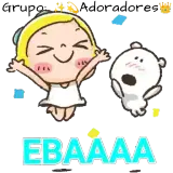 Figurinha de reação para WhatsApp