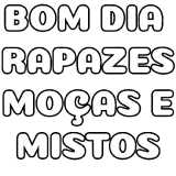 Figurinha de Saudações para WhatsApp