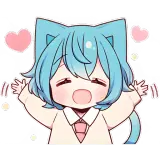 Figurinha de Anime para WhatsApp