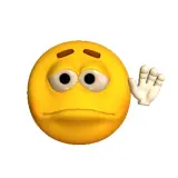 Figurinha de Emojis Amarelos para WhatsApp