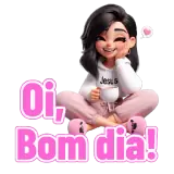 Figurinha de Saudações para WhatsApp