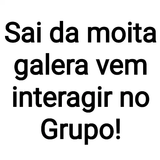 Figurinha para WhatsApp — texto