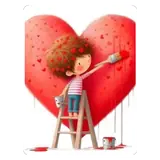 Figurinha de Amor para WhatsApp