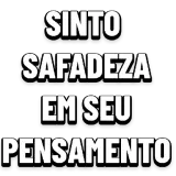 Figurinha de texto para WhatsApp