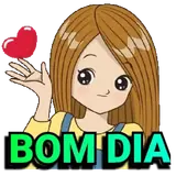 Figurinha de Saudações para WhatsApp