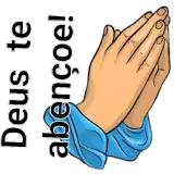 Figurinha de religião para WhatsApp