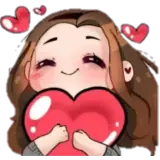 Figurinha de Amor para WhatsApp