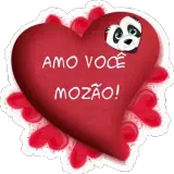 Figurinha de Amor para WhatsApp