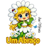 Figurinha de Saudações para WhatsApp