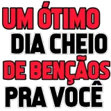 Figurinha de Saudações para WhatsApp