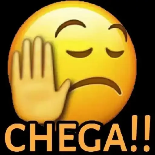 Figurinha para WhatsApp — reação