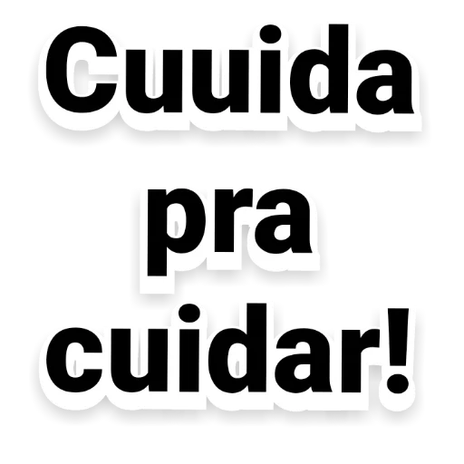 Figurinha para WhatsApp — texto