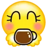 Figurinha de Emojis Amarelos para WhatsApp