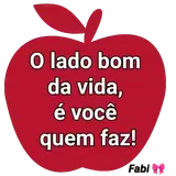 Figurinha de texto para WhatsApp