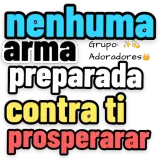 Figurinha de texto para WhatsApp