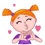 Figurinha de Amor para WhatsApp