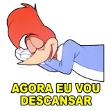 Figurinha de Pica-Pau para WhatsApp