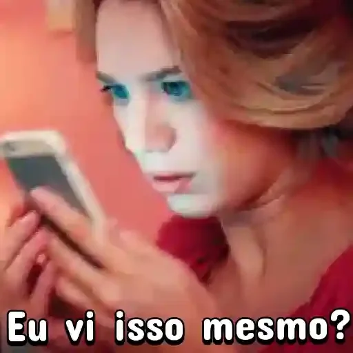 Figurinha para WhatsApp — reação