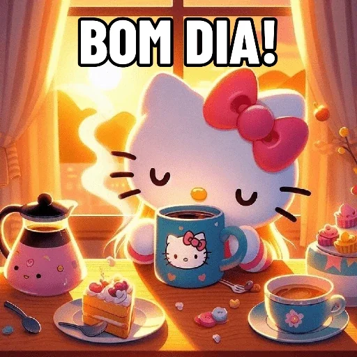 Figurinha para WhatsApp — Saudações