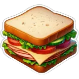 Figurinha de Comida para WhatsApp