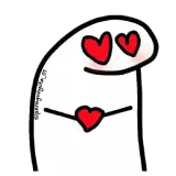 Figurinha de Amor para WhatsApp