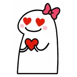 Figurinha de Amor para WhatsApp