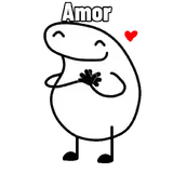 Figurinha de Amor para WhatsApp