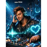 Figurinha de Música para WhatsApp