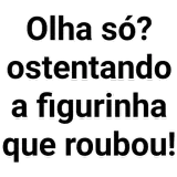 Figurinha de texto para WhatsApp