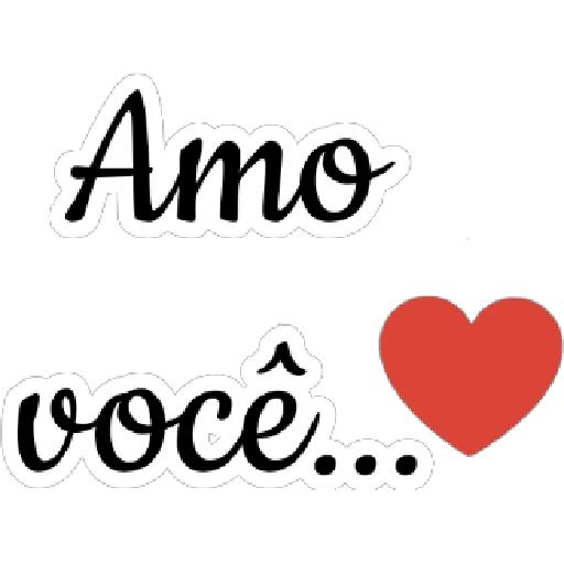 Figurinha para WhatsApp — Amor