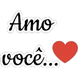 Figurinha de Amor para WhatsApp