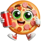 Figurinha de Comida para WhatsApp