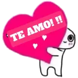 Figurinha de Amor para WhatsApp